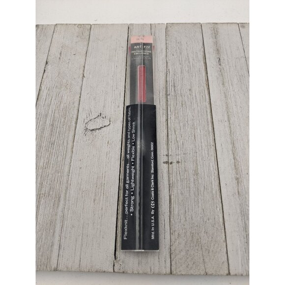 Vintage J&P Coats Flex Knit All Purpose Zipper 22" Red 128 - Picture 4 of 4